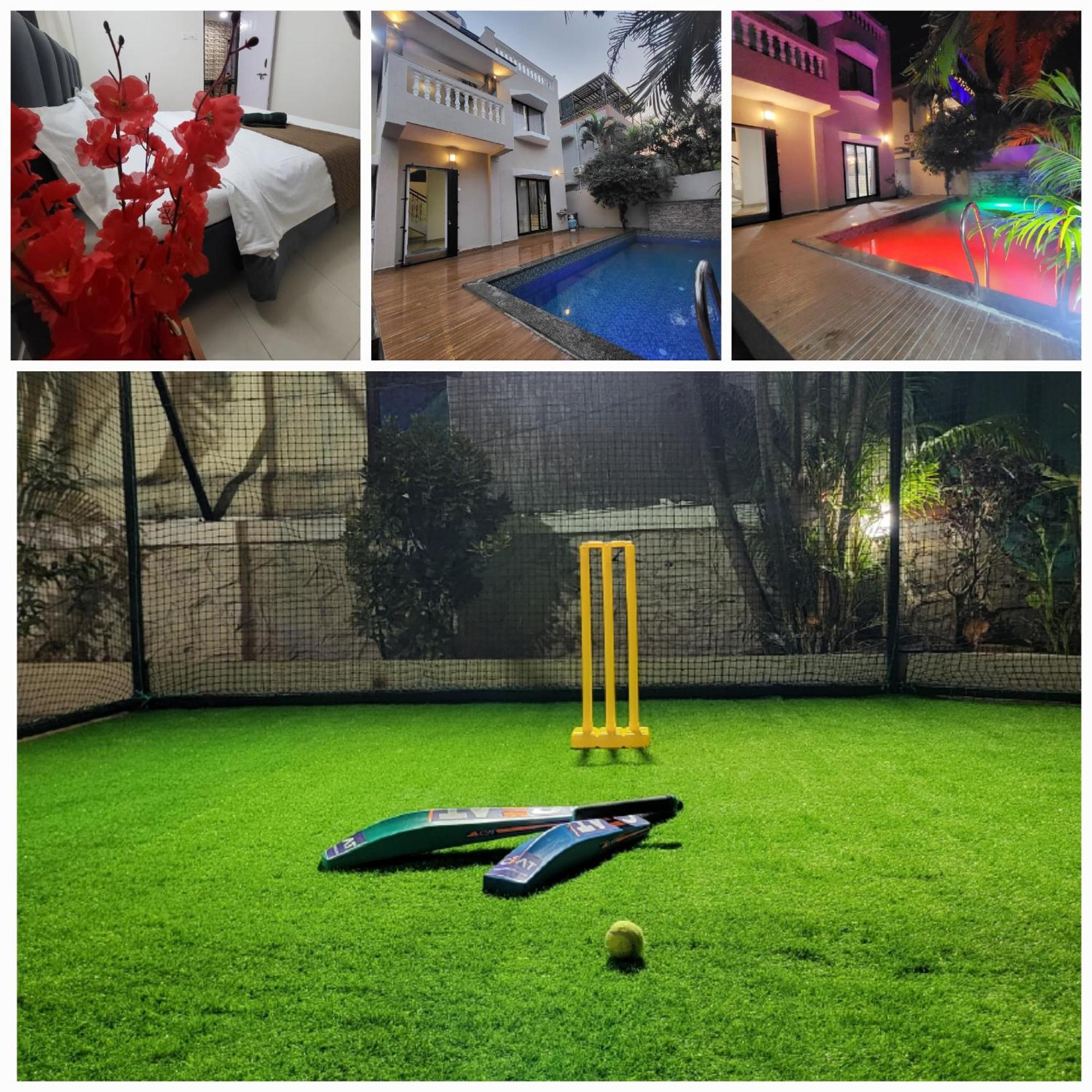 The Perfect Stays Para Disco Big Pool Cricket Turf Villa Lonavla Exterior foto